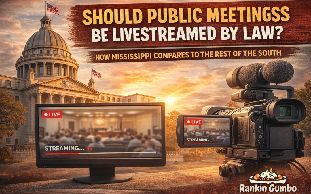 Mississippi Bill Wants to Put Government on Camera — And Void Meetings That Aren’t